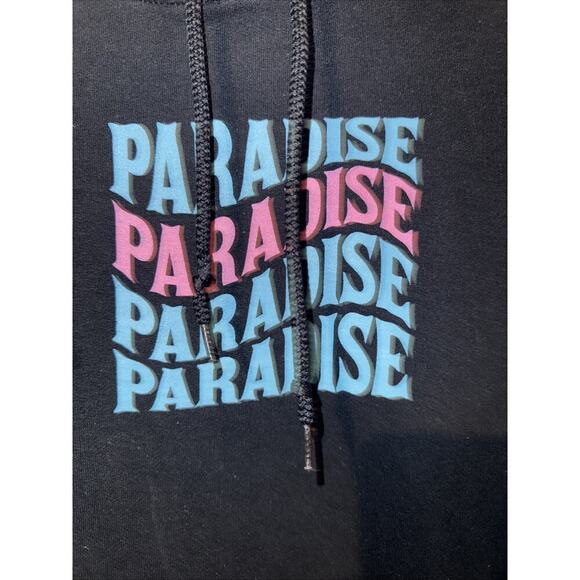 Popular Poison Trippy Rose Paradise Large Hoodie Sweatshirt Streetwear - Picture 2 of 5